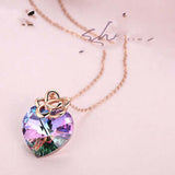 Jewelry Wholesale Fashion Colorful 925 Heart Pendant