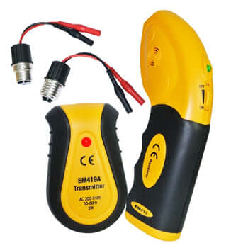 Portable Circuit Breaker Finder Tool Lamp Socket Outlet Adapters 220V